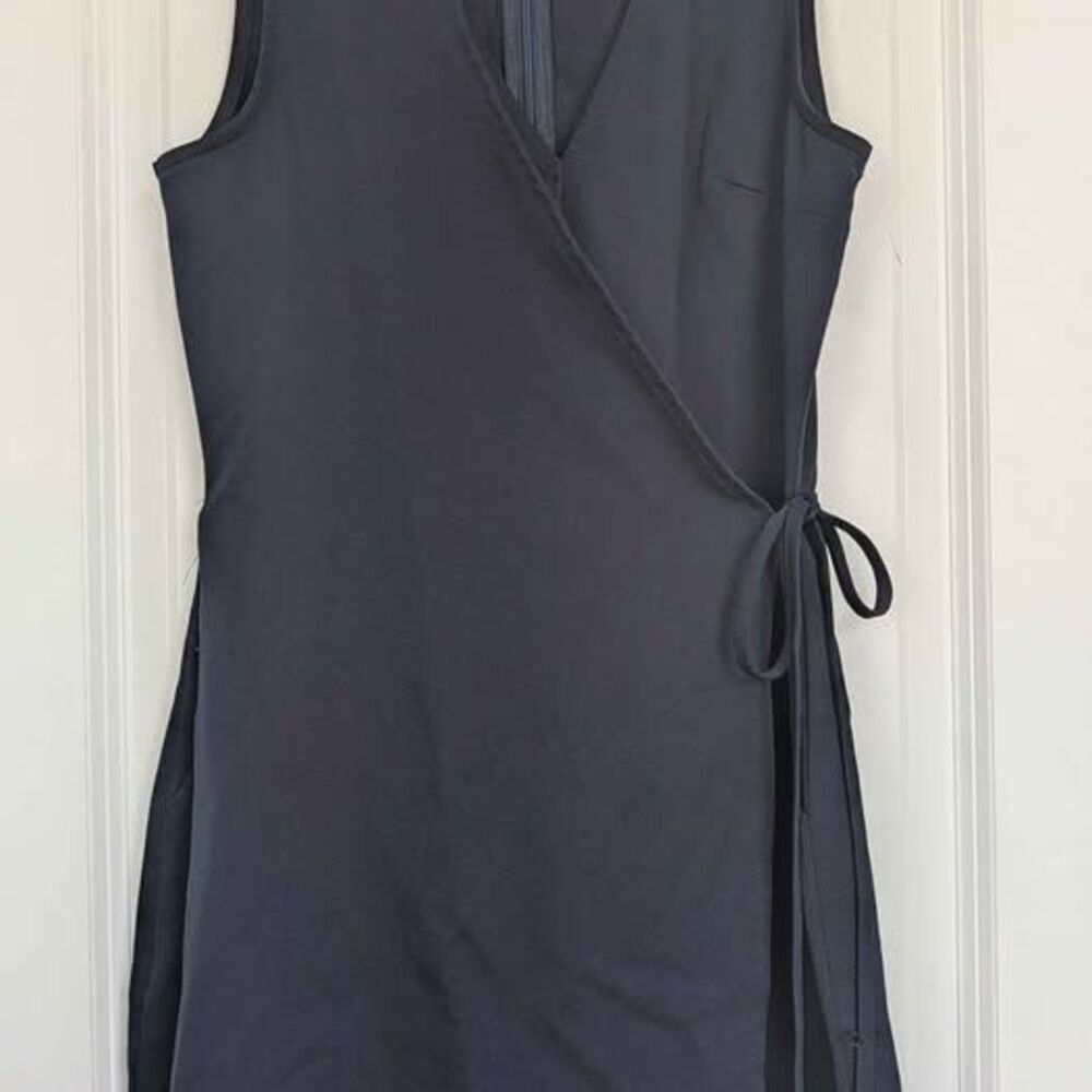 Gianni Bini Navy Blue Wrap Romper
